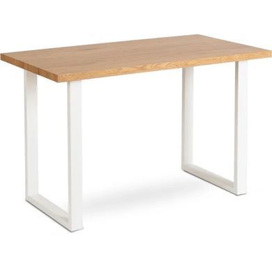 Стол MEBEL ELITE ALTE 2 120х65 см Золотой дуб / Белый фотография