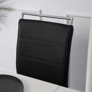 Стілець MEBEL ELITE LOCA, екошкіраЧорний фотографія