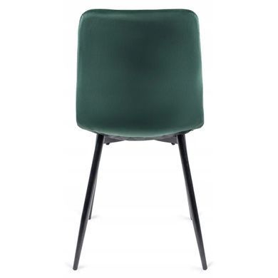 Стілець оксамитовий MEBEL ELITE IBIS Velvet, Зелений фотографія