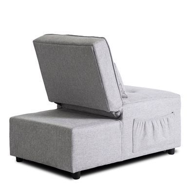 Крісло розкладне MEBEL ELITE IBERIS Сірий фотографія