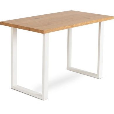 Стол MEBEL ELITE ALTE 2 120х65 см Золотой дуб / Белый фотография