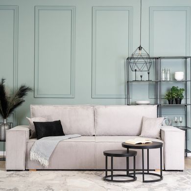 Диван MEBEL ELITE AMIR 247 см Сірий фотографія