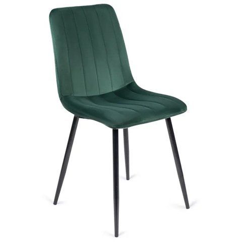 Стул бархатный MEBEL ELITE IBIS Velvet, Зеленый фотография
