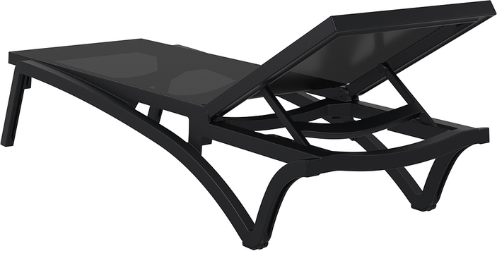 Комплект із 2 шезлонгів Onto Siesta Pacific + Стіл Siesta Ocean Side Table - Dark Grey