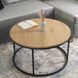 Журнальный столик LELLA MAX MEBEL ELITE 80x80 Дуб Золотой