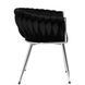Стул бархатный MEBEL ELITE SIENA Velvet Черный / хром