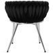 Стул бархатный MEBEL ELITE SIENA Velvet Черный / хром