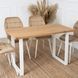 Стол MEBEL ELITE ALTE 2 120х65 см Золотой дуб / Белый