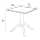 Cтол Siesta Onto Sky Table 70 White