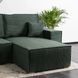 Кутовий диван універсальний MEBEL ELITE ALEX 262 см тканина Зелений