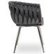 Стілець оксамитовий MEBEL ELITE SORELLA Velvet Сірий / хром