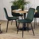 Стілець оксамитовий MEBEL ELITE IBIS Velvet, Зелений