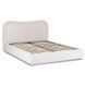 Кровать двуспальная MEBEL ELITE HAGA 160x200 см Серый Букле