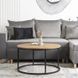 Журнальный столик LELLA MAX MEBEL ELITE 80x80 Дуб Золотой