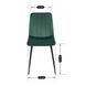 Стілець оксамитовий MEBEL ELITE IBIS Velvet, Зелений