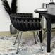 Стул бархатный MEBEL ELITE SIENA Velvet Черный / хром