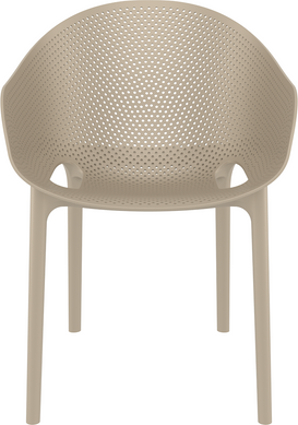 Комплект 2 стула Siesta Onto Sky Pro + Стол круглый Siesta Sky Folding Table 60 - Taupe