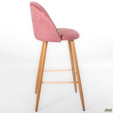 Барний стілець Bellini Velvet AMF Рожевий фотографія