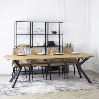Стул бархатный MEBEL ELITE CORK Velvet, Бежевый фотография