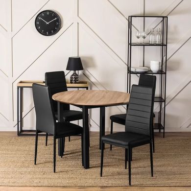 Стул MEBEL ELITE NARIS, экокожа: черный фотография