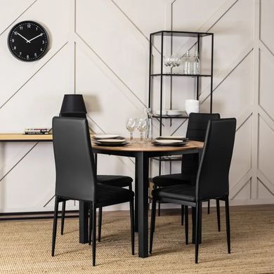 Стул MEBEL ELITE NARIS, экокожа: черный фотография