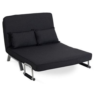 Крісло двомісне розкладне MEBEL ELITE BART 2 Чорний фотографія