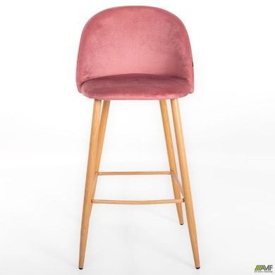 Барний стілець Bellini Velvet AMF Рожевий фотографія