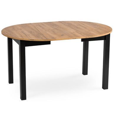 Стіл розкладний круглий MEBEL ELITE JAMES 102(222)х102 см Дуб крафт фотографія