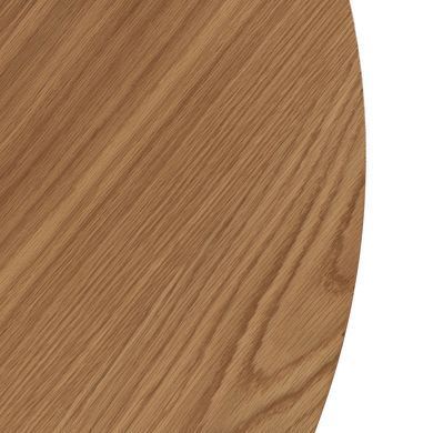 Комплект стіл MEBEL ELITE LINO 100х100 см Дуб Золотий / Чорний +4 стільці PERU Беж фотографія