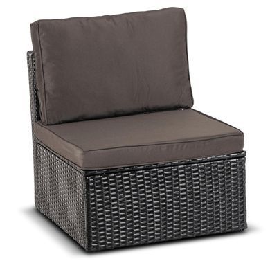 Комплект садових меблів MEBEL ELITE CALIENTE Чорний/коричневий