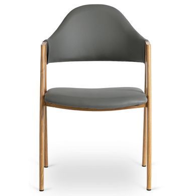 Стул MEBEL ELITE WILLY экокожа Серый фотография