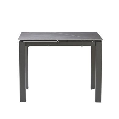 Стол Обеденный BRIGHT GREY MARBLE Concepto 102/142x70 Керамика Серый Мрамор фотография