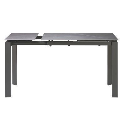 Стол Обеденный BRIGHT GREY MARBLE Concepto 102/142x70 Керамика Серый Мрамор фотография