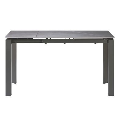 Стол Обеденный BRIGHT GREY MARBLE Concepto 102/142x70 Керамика Серый Мрамор фотография