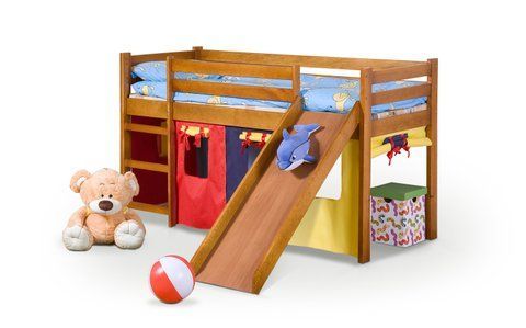 Кровать детская NEO PLUS Halmar 89x197 Ольха фотография