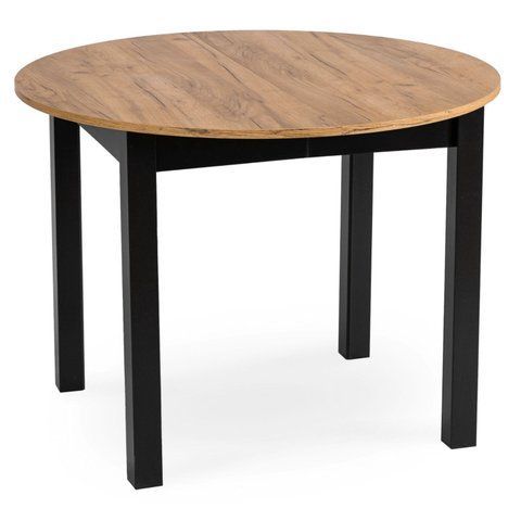 Стіл розкладний круглий MEBEL ELITE JAMES 102(222)х102 см Дуб крафт фотографія