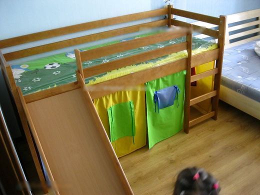 Кровать детская NEO PLUS Halmar 89x197 Ольха фотография