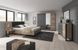 Шафа для одягу Perfect Home Арден / Arden 4-дверна з дзеркалом 4D2S/220 Дуб санд гранж/матера