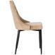 Стул бархатный MEBEL ELITE CORK Velvet, Бежевый