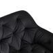 Стілець офісний поворотний оксамитовий MEBEL ELITE KONOR Velvet Чорний/золото