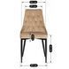 Стул бархатный MEBEL ELITE CORK Velvet, Бежевый