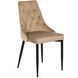 Стул бархатный MEBEL ELITE CORK Velvet, Бежевый фотография