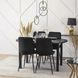 Стілець оксамитовий MEBEL ELITE IBIS Velvet, Чорний