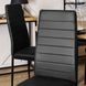 Стул MEBEL ELITE NARIS, экокожа: черный