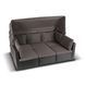Комплект садових меблів MEBEL ELITE CALIENTE Чорний/коричневий