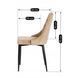 Стул бархатный MEBEL ELITE CORK Velvet, Бежевый