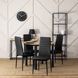 Стул MEBEL ELITE NARIS, экокожа: черный