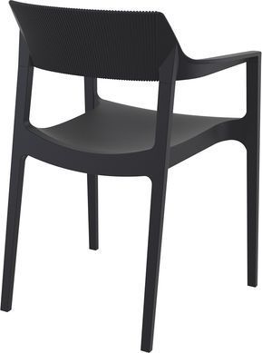 Стілець Siesta Onto Tulum Armchair Black фотографія