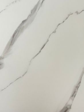 Стіл розкладний DETROIT CERAMIC Intarsio 160(200)x90 Білий Ефект Мармуру фотографія