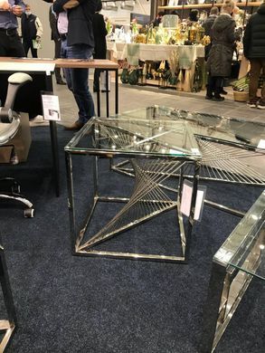 Журнальный столик Flame B Signal 55x55x55 Прозрачный фотография